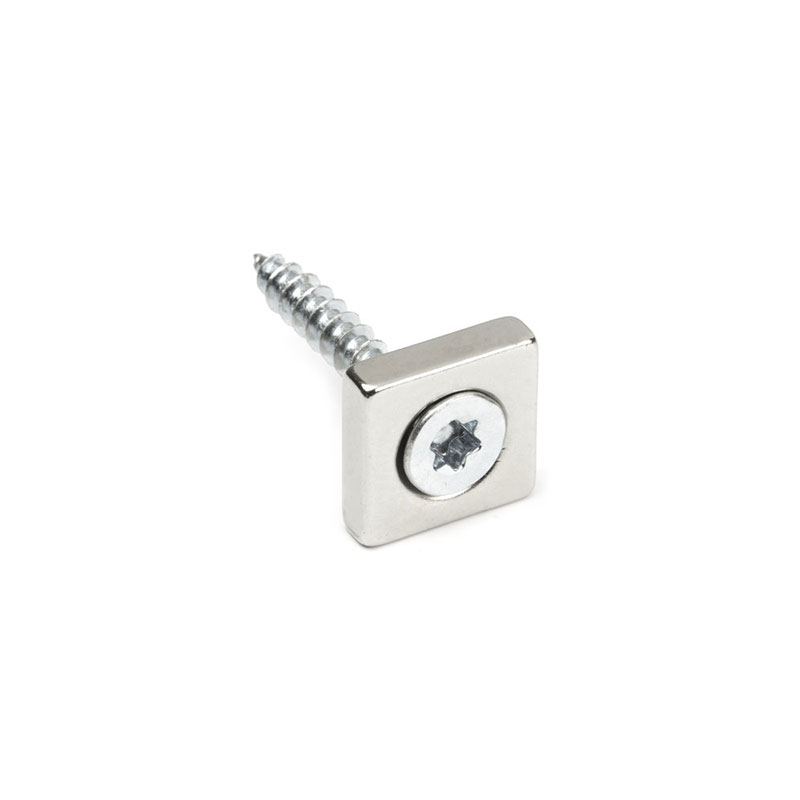 Undersænket powermagnet 15x15x4 mm.