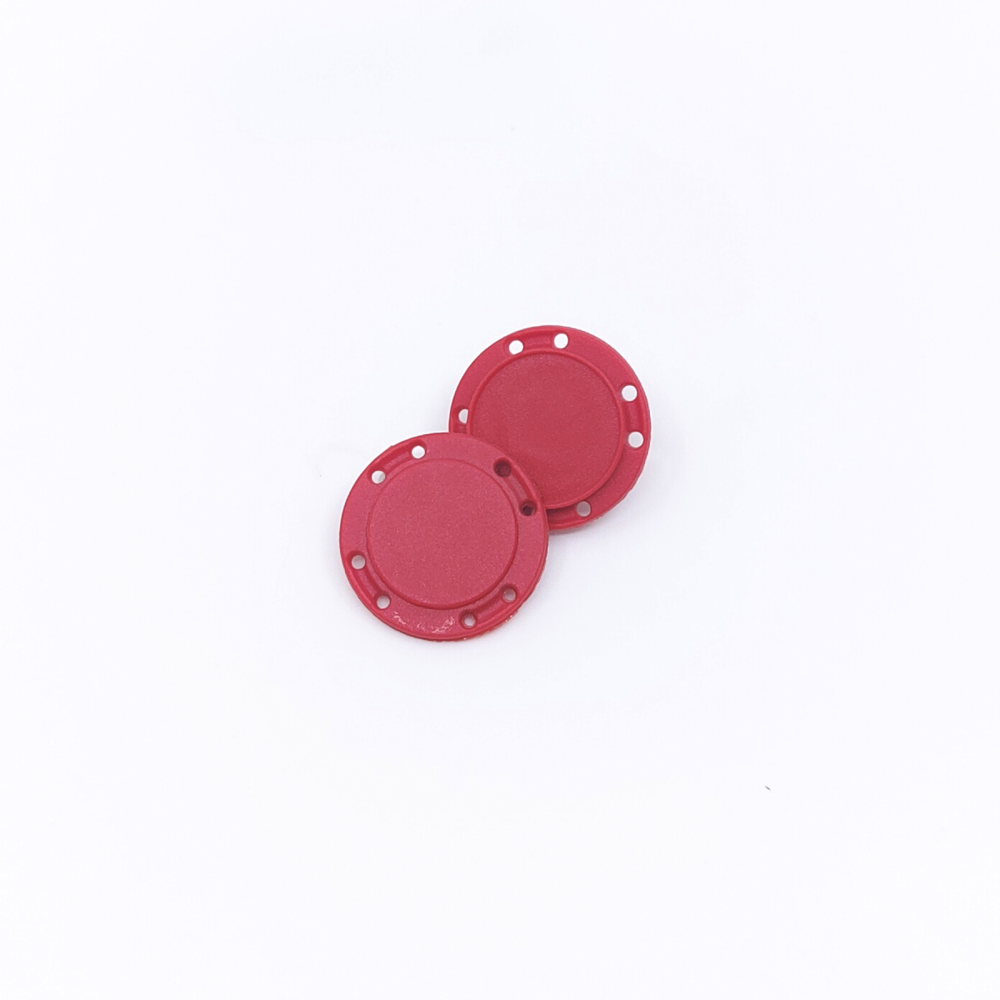 Sy-i-magnet knap rund Ø26 mm., rød