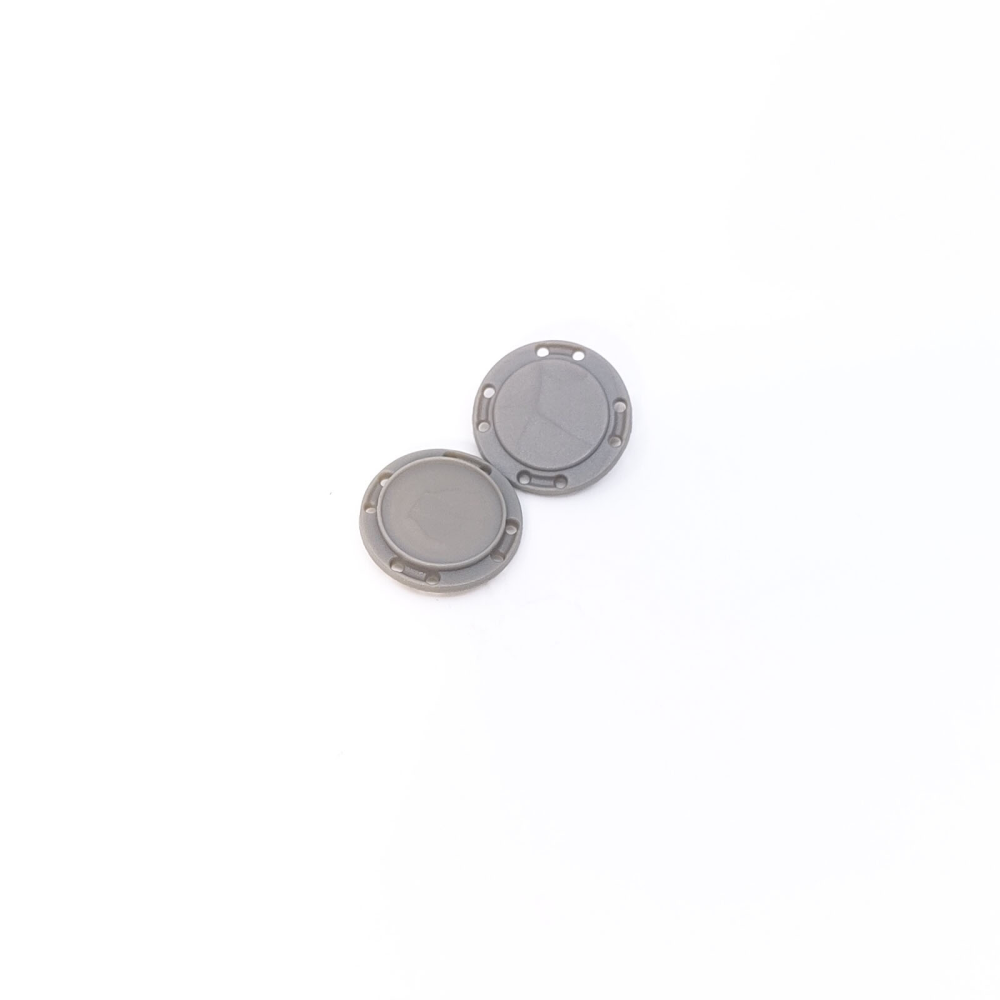 Sy-i-magnet knap rund Ø26 mm., grå