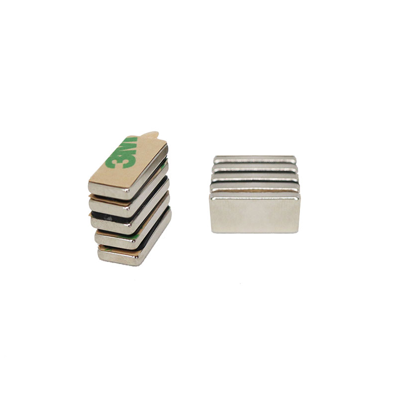 Power magneter, Blok 20x10x3 mm. m/lim, 10-pak
