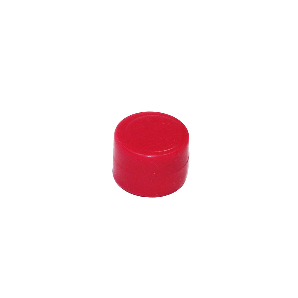 Gummimagnet, Rød 17x12 mm.