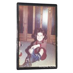 Magnetlomme 6x9 cm., Sort