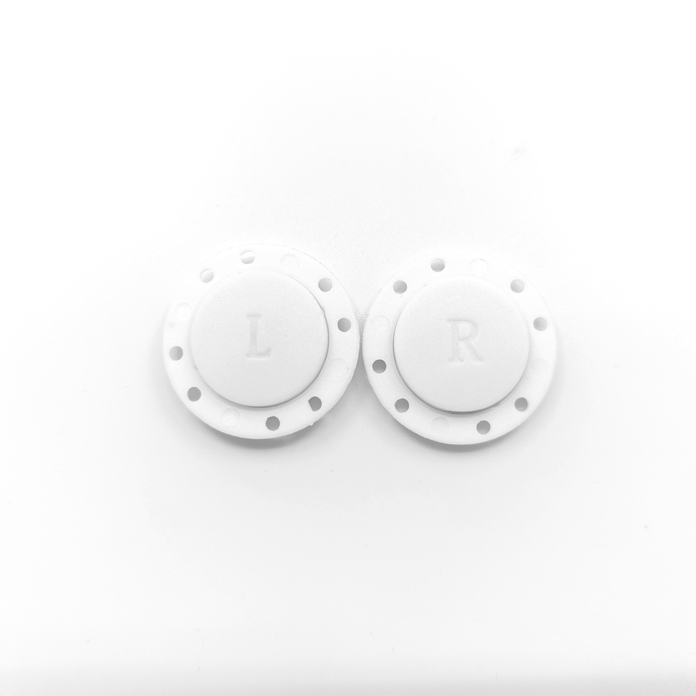 Sy-i-magnet knap rund Ø26 mm., hvid