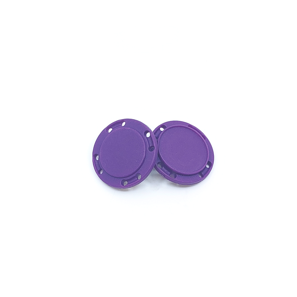 Sy-i-magnet knap rund Ø26 mm., lilla