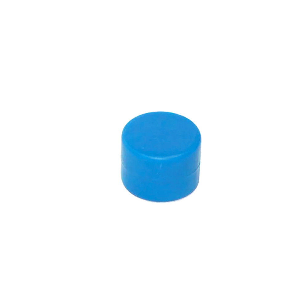 Gummimagnet, Lyseblå 17x12 mm.