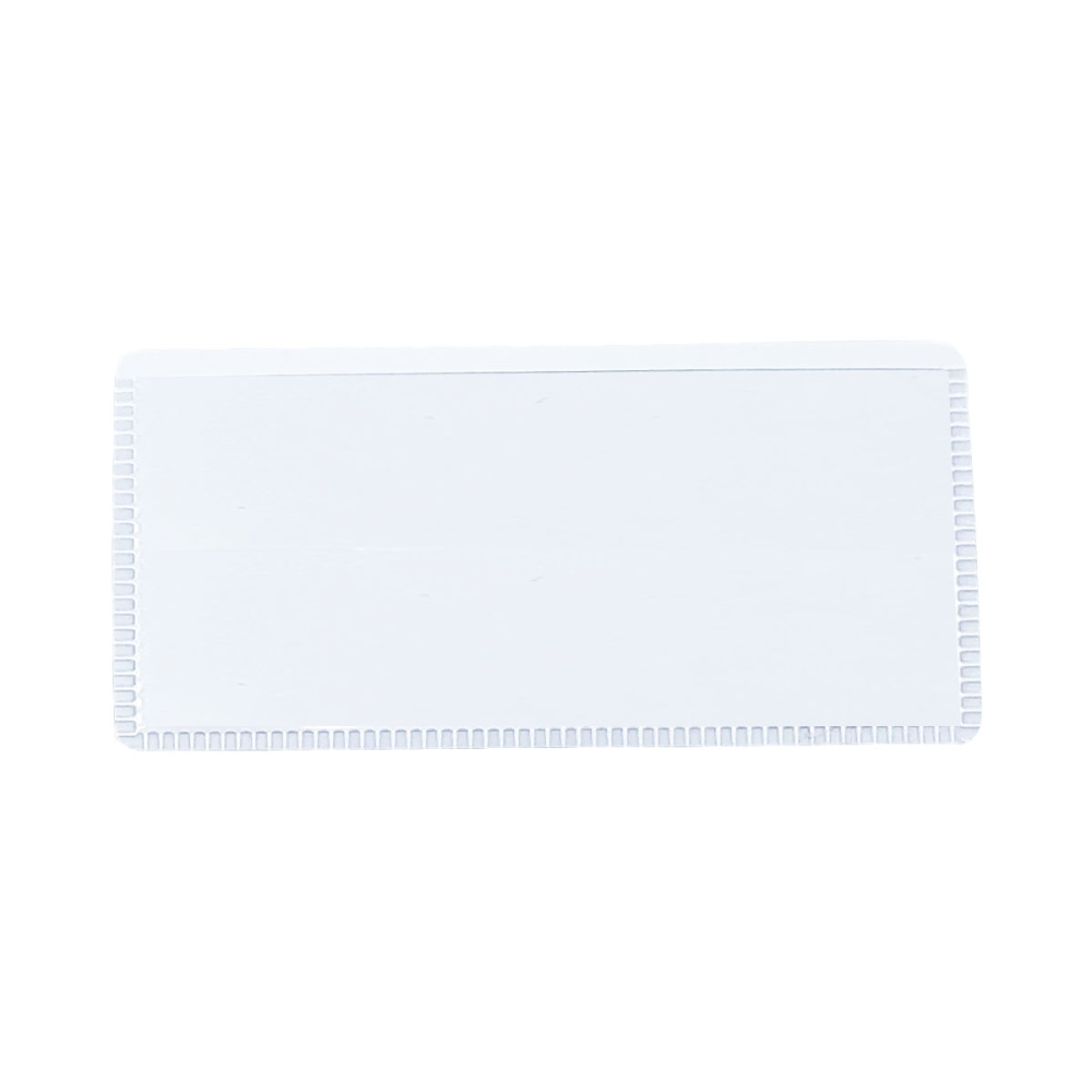 Magnetlomme 11x4,5 cm., Hvid