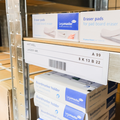 Magnetlomme 21x5 cm., Hvid