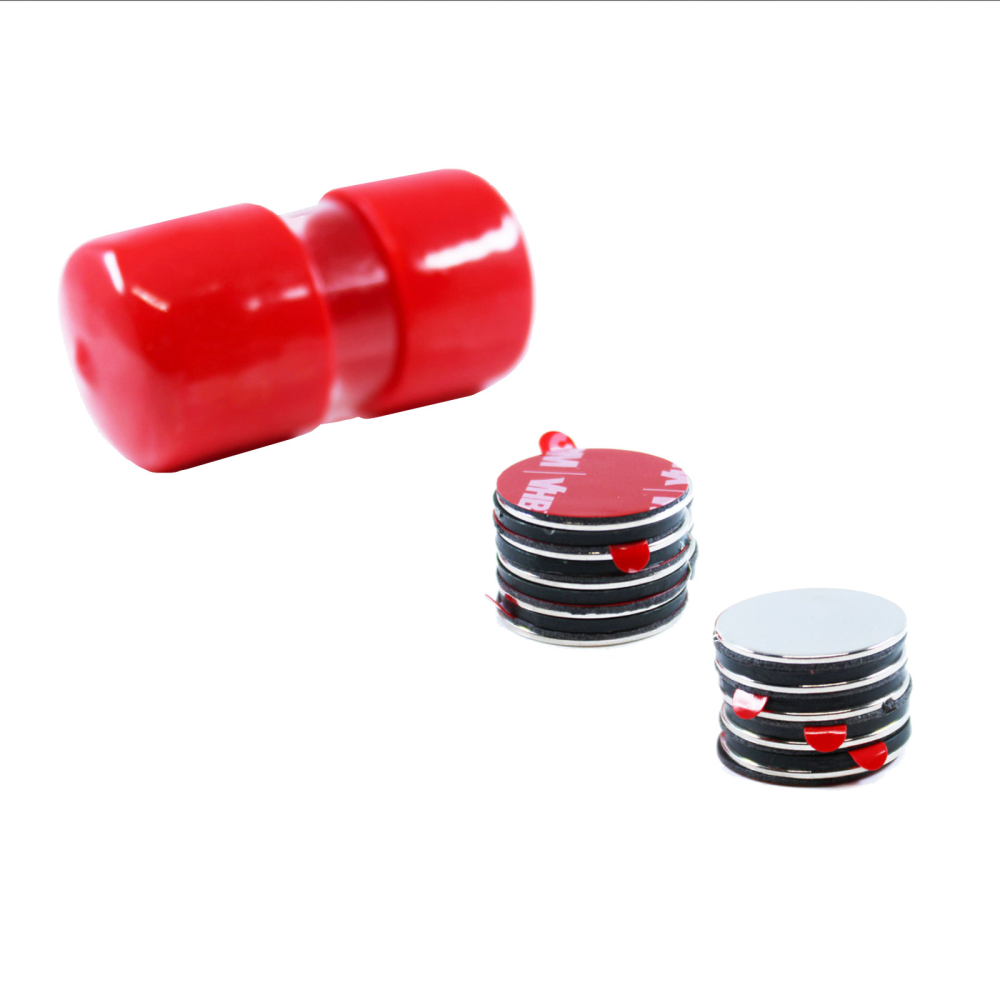 Power magneter, Skive 18x2 mm. m/lim, 10-pak