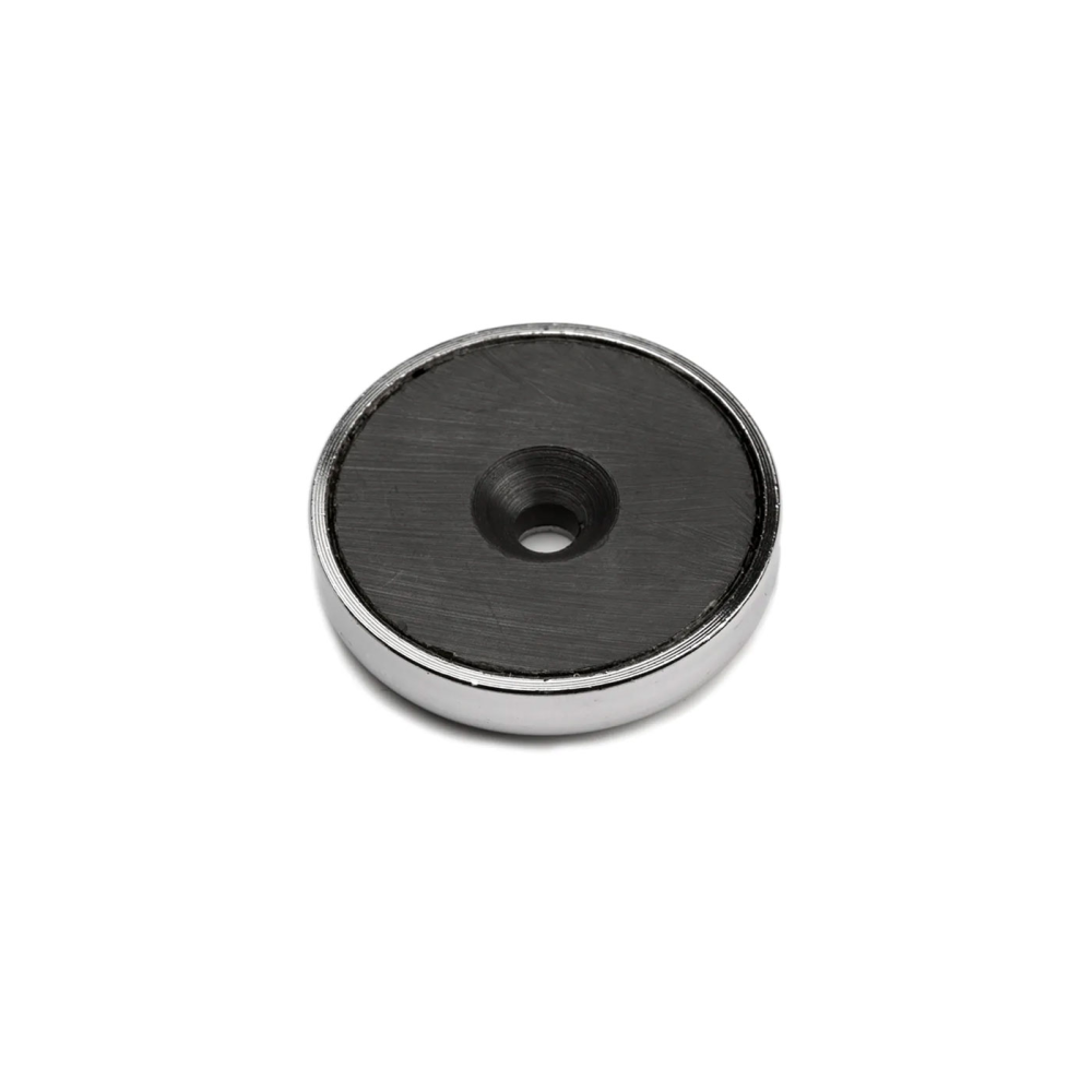 Undersænket pottemagnet, Ø40 mm. - Ferrit
