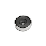 Undersænket pottemagnet, Ø25 mm. - Ferrit