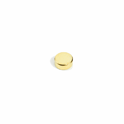 Power magnet, Skive 6x2 mm., Guld
