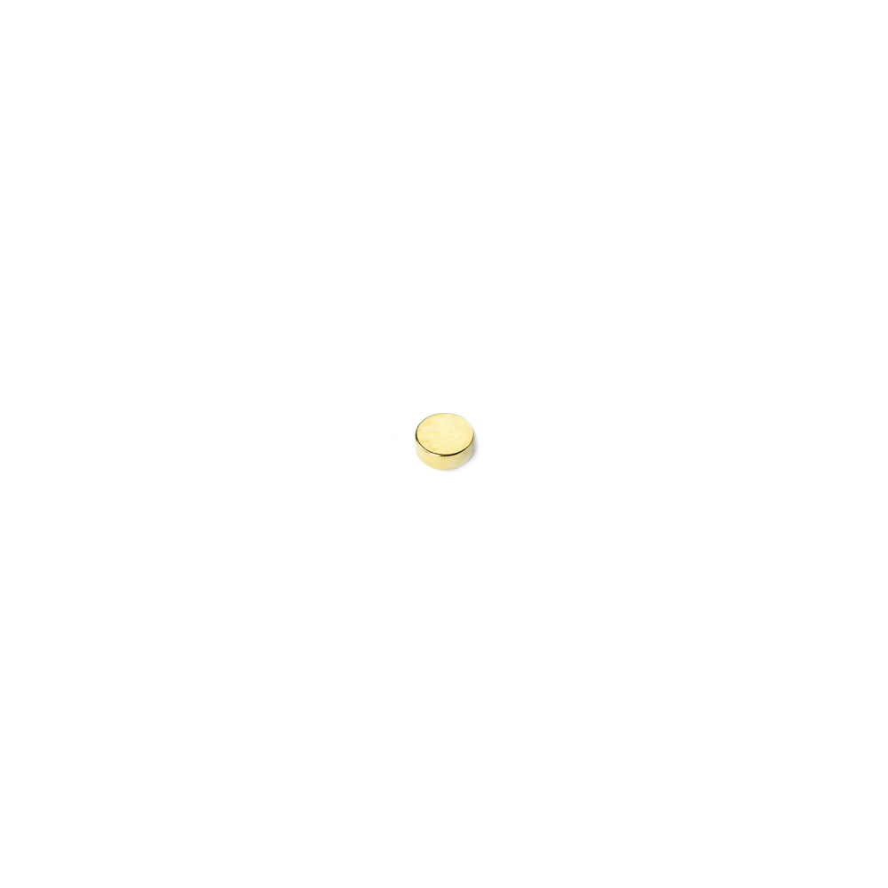 Power magnet, Skive 3x2 mm., Guld