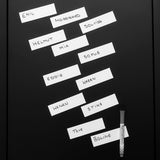 MagNotes 12-pak 10x3 cm. - Hvid