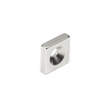Undersænket powermagnet 20x20x4 mm.