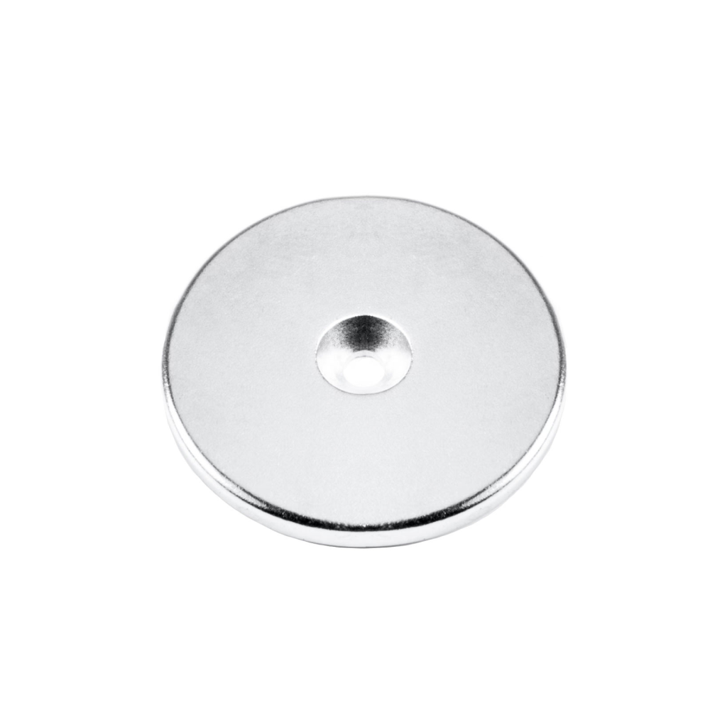Undersænket powermagnet, Ring 42x4 mm.