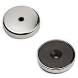 Undersænket pottemagnet, Ø48 mm. - Ferrit