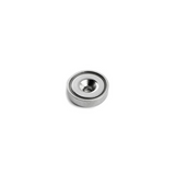 Undersænket pottemagnet, Ø16 mm. - Neodymium